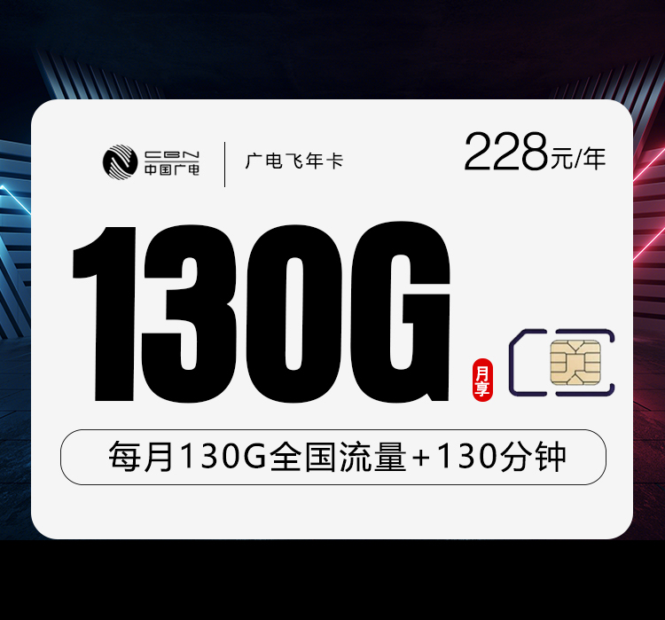 广电飞年卡【228元包年】-卡易号卡平台